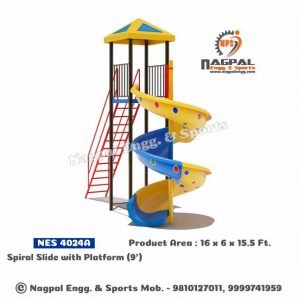 Spiral Slide With Platform